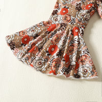 Load image into Gallery viewer, 2 Pieces Set Baby Girls Solid Color Rompers And Flower Pants Wholesale 221206633
