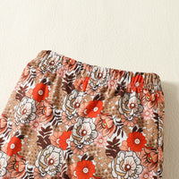 Load image into Gallery viewer, 2 Pieces Set Baby Girls Solid Color Rompers And Flower Pants Wholesale 221206633
