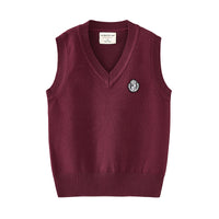 Load image into Gallery viewer, Baby Kid Big Kid Unisex Solid Color Print Vests Waistcoats Knitwear Wholesale 221206653
