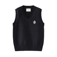 Load image into Gallery viewer, Baby Kid Big Kid Unisex Solid Color Print Vests Waistcoats Knitwear Wholesale 221206653
