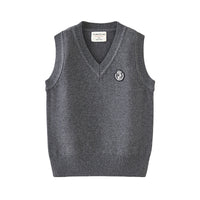 Load image into Gallery viewer, Baby Kid Big Kid Unisex Solid Color Print Vests Waistcoats Knitwear Wholesale 221206653
