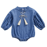 Load image into Gallery viewer, Baby Girls Solid Color Rompers Wholesale 221206666
