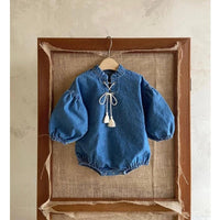 Load image into Gallery viewer, Baby Girls Solid Color Rompers Wholesale 221206666
