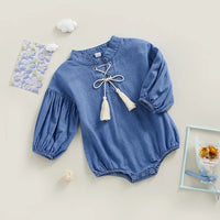 Load image into Gallery viewer, Baby Girls Solid Color Rompers Wholesale 221206666
