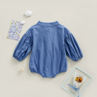 Load image into Gallery viewer, Baby Girls Solid Color Rompers Wholesale 221206666
