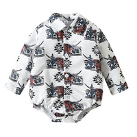 Load image into Gallery viewer, Baby Unisex Cartoon Print Rompers Wholesale 221206707
