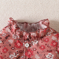 Load image into Gallery viewer, Baby Girls Flower Print Rompers Wholesale 221206708
