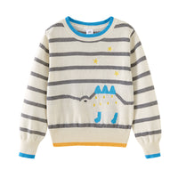 Load image into Gallery viewer, Baby Kid Unisex Striped Star Crochet Sweaters Wholesale 221206709
