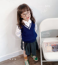 Load image into Gallery viewer, Baby Kid Unisex Striped Crochet Vests Waistcoats Wholesale 22120672
