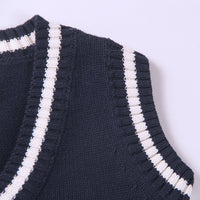 Load image into Gallery viewer, Baby Kid Unisex Striped Crochet Vests Waistcoats Wholesale 22120672
