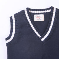 Load image into Gallery viewer, Baby Kid Unisex Striped Crochet Vests Waistcoats Wholesale 22120672
