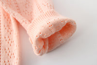 Load image into Gallery viewer, Baby Kid Girls Solid Color Crochet Cardigan Wholesale 22120677
