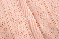 Load image into Gallery viewer, Baby Kid Girls Solid Color Crochet Cardigan Wholesale 22120677
