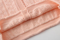 Load image into Gallery viewer, Baby Kid Girls Solid Color Crochet Cardigan Wholesale 22120677
