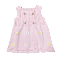 Load image into Gallery viewer, Baby Kid Girls Flower Knitwear Dresses Wholesale 22120681
