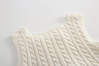 Load image into Gallery viewer, Baby Kid Girls Flower Knitwear Dresses Wholesale 22120681
