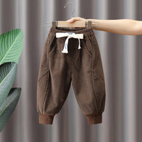 Load image into Gallery viewer, Baby Kid Boys Solid Color Striped Pants Wholesale 221206819
