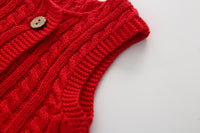 Load image into Gallery viewer, Baby Kid Girls Solid Color Crochet Dresses Wholesale 22120682
