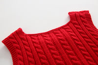 Load image into Gallery viewer, Baby Kid Girls Solid Color Crochet Dresses Wholesale 22120682
