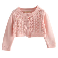 Load image into Gallery viewer, Baby Kid Girls Solid Color Cardigan Wholesale 22120683
