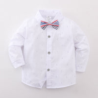 Load image into Gallery viewer, 3 Pieces Set Baby Kid Boys Checked Vests Waistcoats Solid Color Shirts And Pants Wholesale 221206866
