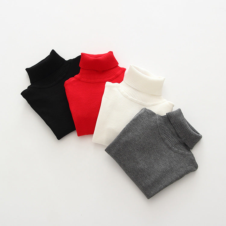 Baby Kid Girls Solid Color Sweaters Wholesale 22120687