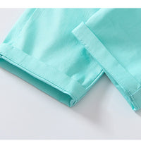 Load image into Gallery viewer, 2 Pieces Set Baby Kid Boys Birthday Party Color-blocking Bow Shirts And Jumpsuits Wholesale 221206875
