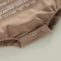 Load image into Gallery viewer, Baby Unisex Letters Plant Print Rompers Wholesale 221206882
