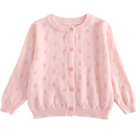 Load image into Gallery viewer, Baby Kid Girls Solid Color Crochet Cardigan Wholesale 22120690
