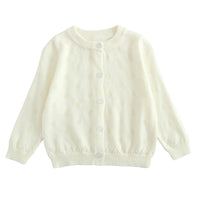 Load image into Gallery viewer, Baby Kid Girls Solid Color Crochet Cardigan Wholesale 22120690
