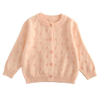 Load image into Gallery viewer, Baby Kid Girls Solid Color Crochet Cardigan Wholesale 22120690
