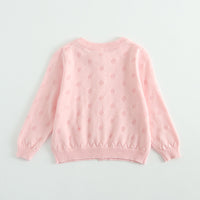 Load image into Gallery viewer, Baby Kid Girls Solid Color Crochet Cardigan Wholesale 22120690
