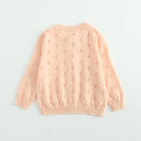 Load image into Gallery viewer, Baby Kid Girls Solid Color Crochet Cardigan Wholesale 22120690
