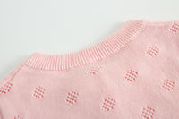 Load image into Gallery viewer, Baby Kid Girls Solid Color Crochet Cardigan Wholesale 22120690
