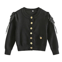 Load image into Gallery viewer, Baby Kid Girls Solid Color Wings Cardigan Wholesale 221209146
