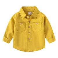 Load image into Gallery viewer, Baby Kid Boys Solid Color Shirts Wholesale 221209173
