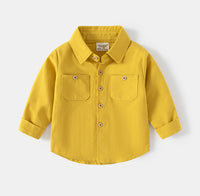 Load image into Gallery viewer, Baby Kid Boys Solid Color Shirts Wholesale 221209173
