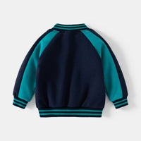 Load image into Gallery viewer, Baby Kid Boys Striped Letters Color-blocking Jackets Outwears Wholesale 221209174

