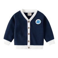 Load image into Gallery viewer, Baby Kid Unisex Solid Color Cardigan Wholesale 221209193
