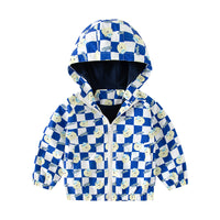 Load image into Gallery viewer, Baby Kid Unisex Letters Checked Cartoon Jackets Outwears Wholesale 221209215
