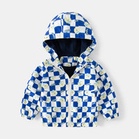 Load image into Gallery viewer, Baby Kid Unisex Letters Checked Cartoon Jackets Outwears Wholesale 221209215
