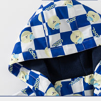 Load image into Gallery viewer, Baby Kid Unisex Letters Checked Cartoon Jackets Outwears Wholesale 221209215
