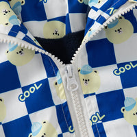 Load image into Gallery viewer, Baby Kid Unisex Letters Checked Cartoon Jackets Outwears Wholesale 221209215

