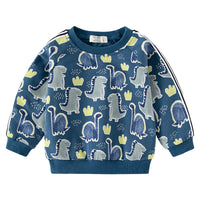 Load image into Gallery viewer, Baby Kid Boys Letters Dinosaur Print Hoodies Swearshirts Wholesale 221209224
