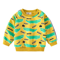 Load image into Gallery viewer, Baby Kid Boys Letters Dinosaur Print Hoodies Swearshirts Wholesale 221209224
