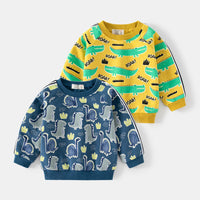 Load image into Gallery viewer, Baby Kid Boys Letters Dinosaur Print Hoodies Swearshirts Wholesale 221209224
