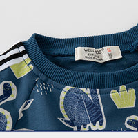 Load image into Gallery viewer, Baby Kid Boys Letters Dinosaur Print Hoodies Swearshirts Wholesale 221209224
