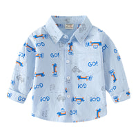 Load image into Gallery viewer, Baby Kid Boys Letters Dinosaur Animals Cartoon Expression Shirts Wholesale 221209225
