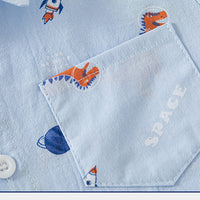 Load image into Gallery viewer, Baby Kid Boys Letters Dinosaur Animals Cartoon Expression Shirts Wholesale 221209225
