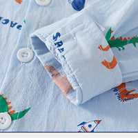 Load image into Gallery viewer, Baby Kid Boys Letters Dinosaur Animals Cartoon Expression Shirts Wholesale 221209225
